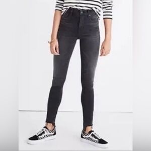 Madewell Charcoal High Rise Jeans